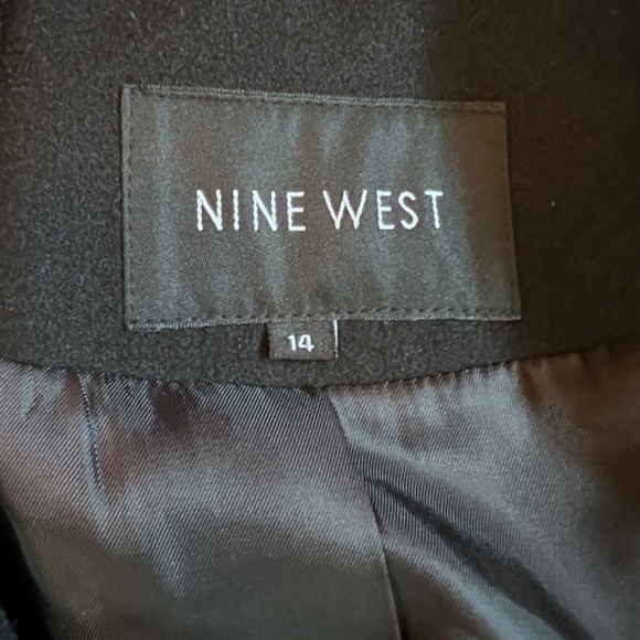 Nine West Women's Wool Blend Coat Size 14 - Picture 6 of 7
